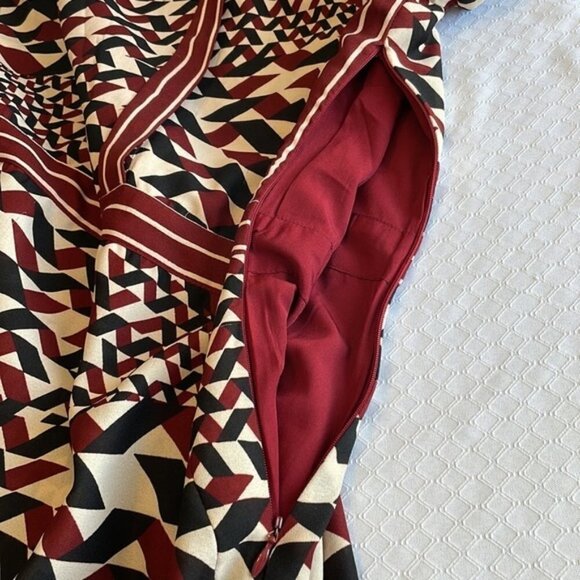 W118 by Walter Baker Long Sleeve Patterned Dress - Picture 7 of 7